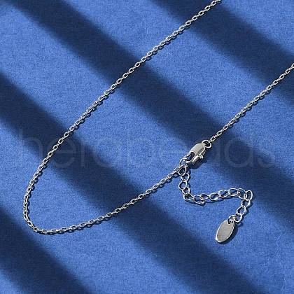 Brass Cable Chain Necklaces for Women Men KK-B129-30P-1
