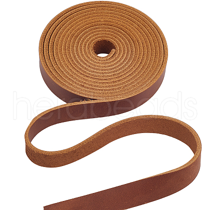 2M Flat AB Grade Cowhide Leather Cord AJEW-WH0479-73E-01-1