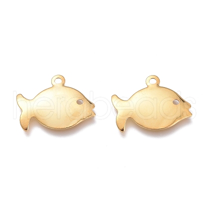 201 Stainless Steel Charms STAS-K212-09G-1