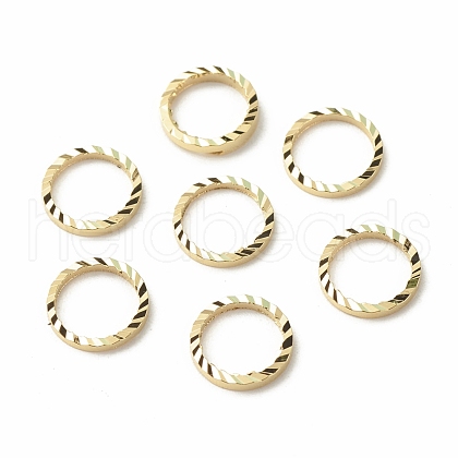 Brass Linking Rings KK-F831-018B-G-RS-1