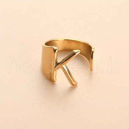 304 Stainless Steel Cuff Rings FS-WGEAFE6-21-1