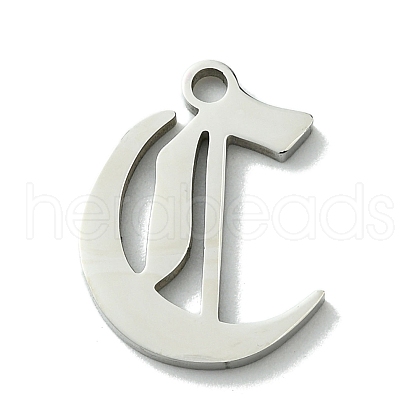 Non-Tarnish 201 Stainless Steel Pendants STAS-B055-01P-C-1