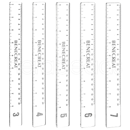 10Pcs 5 Style Acrylic Clay Depth Guides TOOL-WH0159-40-1