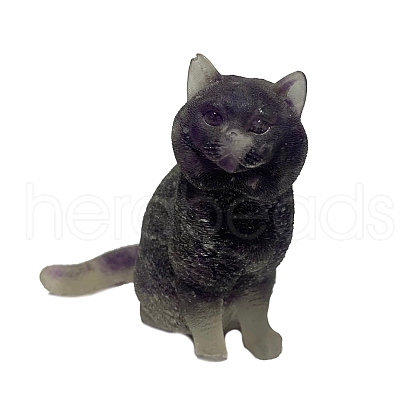 Resin Cat Display Decoration PW-WG87501-03-1