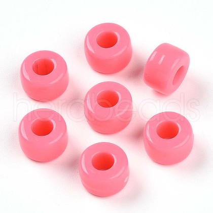 Opaque Acrylic Beads SACR-T017-12-1