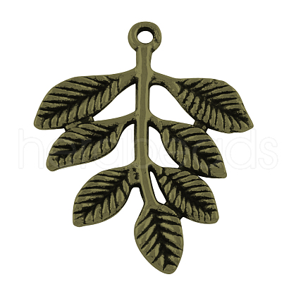 Tibetan Style Alloy Pendants TIBEP-R304-027AB-LF-1