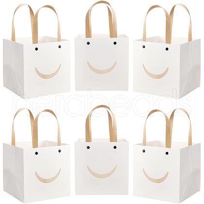Funny Craft Paper Handbags CARB-WH0018-02B-1