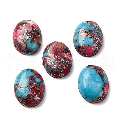 Synthetic Silver Line and Regalite/Imperial Jasper/Sea Sediment Jasper X-G-P299-L02-1