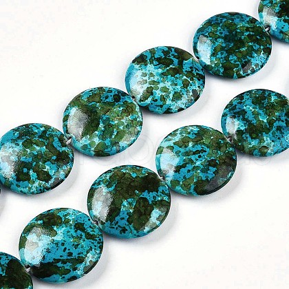 Synthetic Turquoise Beads Strands TURQ-T004-07A-04-1