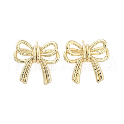 Rack Plating Brass Stud Earring EJEW-C081-30G-1