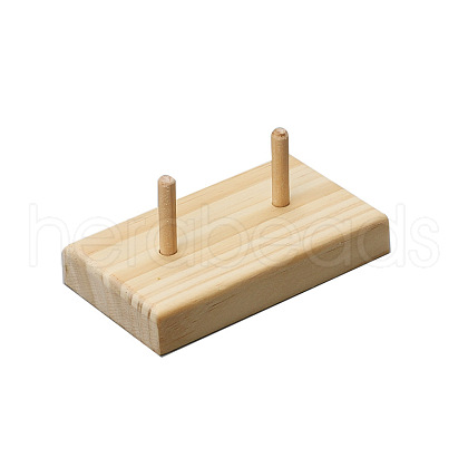 Spools Solid Wood Thread Rack PW-WG78282-01-1