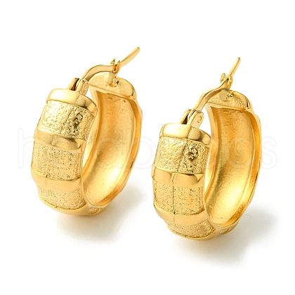 PVD Vacuum Plating 304 Stainless Steel Chunky Hoop Earrings for Women EJEW-L284-01G-1