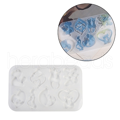 DIY Silicone Pendant Molds DIY-A054-02B-1