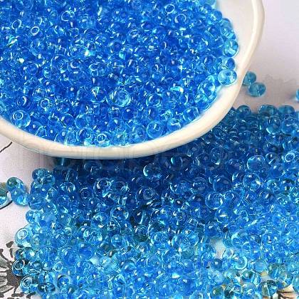 Transparent Colours Glass Seed Beads X1-SEED-P006-02A-08-1