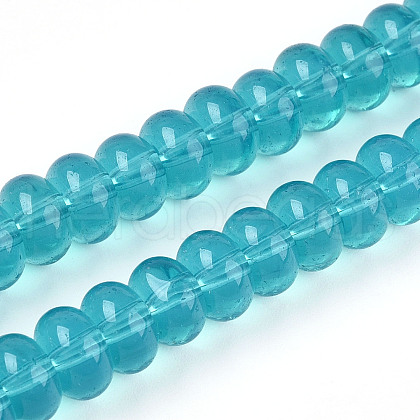 Imitation Jade Glass Beads GLAA-ZX008-8mm-17H-1