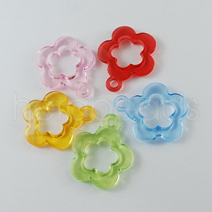 Transparent Acrylic Pendants TACR-R8-M-1