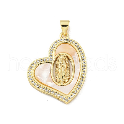 Rack Plated Brass Pendant KK-P270-05A-G-1