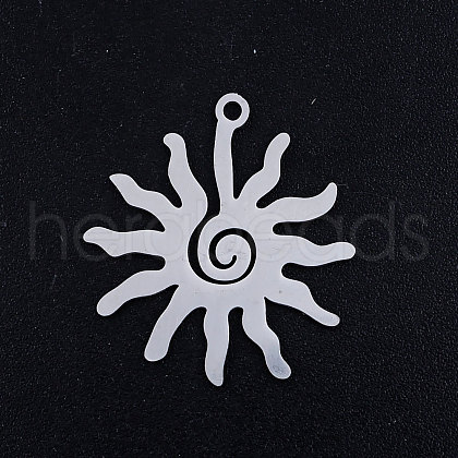 Tarnish Resistant 201 Stainless Steel Pendants STAS-S105-JN382-1-1