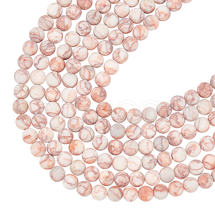 ARRICRAFT Natural Red Netstone Beads Strands G-AR0002-92-1