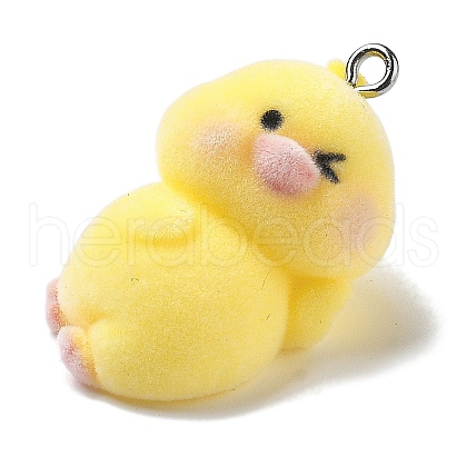 Resin Pendants RESI-Q007-01B-1