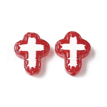 Handmade Lampwork Enamel Beads BLOW-D300-06E-1