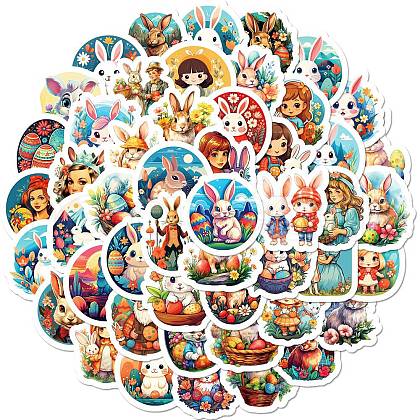 Easter Rabbit Paper Sticker STIC-C013-02-1