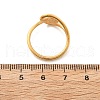 304 Stainless Steel Heart Finger Rings RJEW-Q012-17G-5