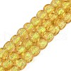 Handmade Foil Lampwork Beads Strands FOIL-K003-05F-1