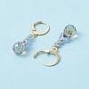 Glass Seed Beads Leverback Earrings EJEW-MZ00398-01-4