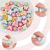 ARRICRAFT 48Pcs 12 Styles Plating Acrylic Beads OACR-AR0001-27-3