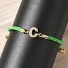 Adjustable Nylon Cord Bracelets BJEW-C096-01G-03-3