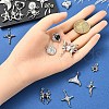12Pcs 12 Styles Alloy Enamel & Glass Pendants FIND-YW0006-13-5