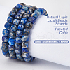 Olycraft 1 Strand Natural Lapis Lazuli Beads Strands G-OC0005-49-4