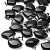 Natural Obsidian Pendants G-Z067-05P-02-1