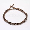 Electroplate Non-magnetic Synthetic Hematite Beads Strands G-I175-09A-2