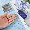 SUNNYCLUE 200Pcs 10 Styles Tibetan Style Alloy Spacer Beads TIBEB-SC0001-27-3