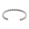 304 Stainless Steel Cuff Bangles for Women BJEW-M310-01P-3