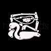 Red Crowned Crane Frame Metal Cutting Dies Stencils DIY-WH0050-36-1