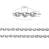 Tarnish Resistant 304 Stainless Steel Cable Chains CHS-K002-28-2