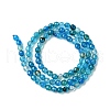 Natural Striped Agate/Banded Agate Beads Strands X-G-G581-4mm-05-4