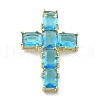 Brass Glass Pendants KK-L228-12G-2