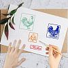 Plastic Stamps DIY-WH20018-0176-4