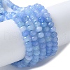 Dyed Natural Malaysia Jade Rondelle Beads Strands X-G-E316-2x4mm-60-1