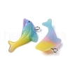 Opaque Resin Pendants RESI-Z036-01P-2