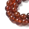 Natural Orange Garnet Beads Strands G-G271-B01-6mm-4