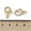 Brass Lobster Claw Clasps KK-Z078-02G-3