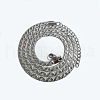 Non-Tarnish 304 Stainless Steel Herringbone Chain Necklaces NJEW-P282-04P-1