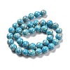 Synthetic Imperial Jasper Beads Strands G-E568-01C-05-2