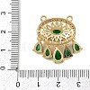 Brass Micro Pave Cubic Zirconia Pendants KK-S526-11G-B-3