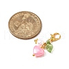 Imitation Pearl Acrylic Pendant Decorations HJEW-JM03455-3